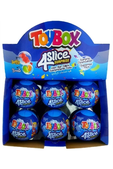 TOYBOX 4 Dilim Sürpriz Yumurta 12 Adet (Erkek) - 4