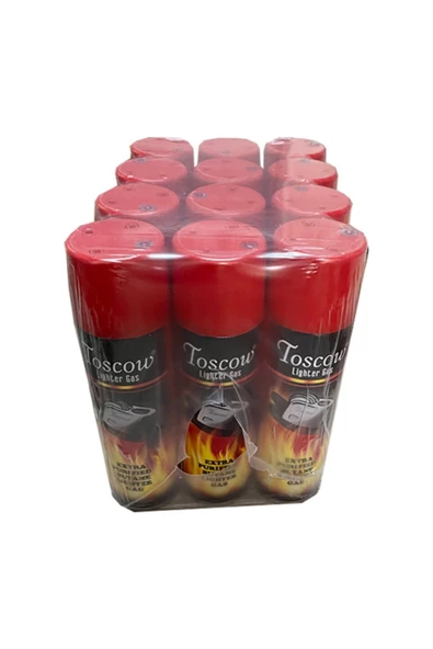 TOSCOW 12 Adet 270 Ml Çakmak Gazı