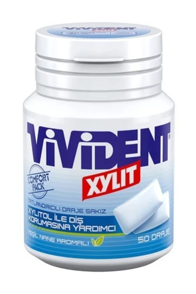 VİVİDENT Xylıt Box Yeşil Nane Aromalı Sakız 67 Gr