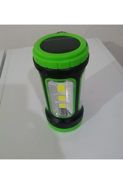 Q-MAX Güneş Enerjiyle Şarj Dolan Uzun Menzilli Şarj Edilir Çok Işıklı Dayanıklı El Feneri - 3