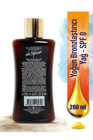 EDA TAŞPINAR EDA TAŞPINAR Yoğun Bronzlaştırıcı Yağ 200 ml - 2