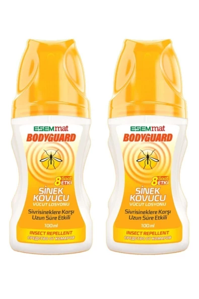 ESEMMAT Sinek Kovucu Bodyguard Vücut Losyon 100 Ml X 2 Adet Kzmprt