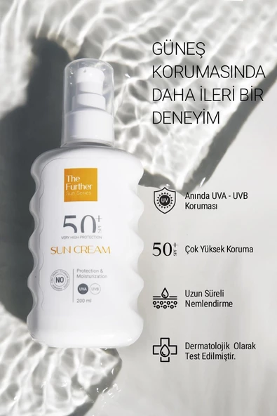 THE FURTHER THE FURTHER Güneş Kremi Spf 50 Faktör 200 ml - 5