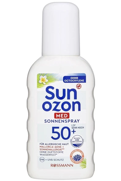 SUNOZON SUNOZON Güneş koruyucu Spreyi Spf 50 200 Ml