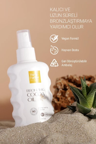 THE FURTHER THE FURTHER Bronzlaştırıcı Kakao Yağı 200 ml - 4
