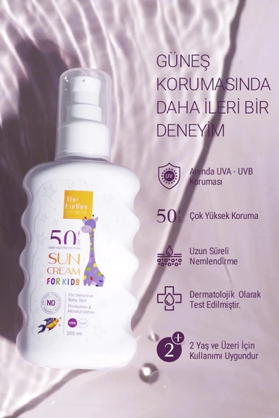 THE FURTHER THE FURTHER Çocuk Güneş Koruyucu Losyon Spf 50 Faktör Yüksek Koruma Sprey Form 200 ml - 5