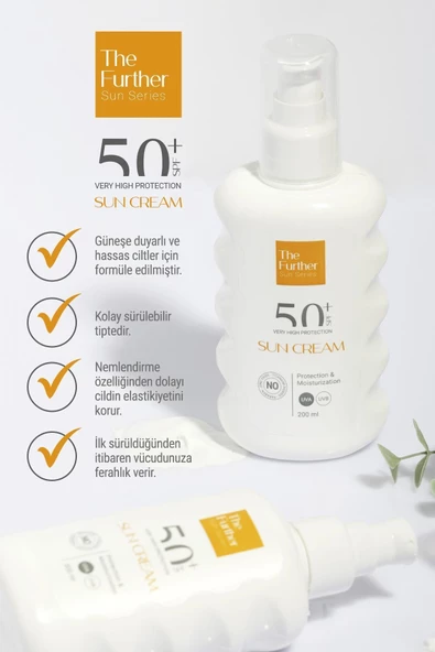 THE FURTHER THE FURTHER Güneş Kremi Spf 50 Faktör 200 ml - 3