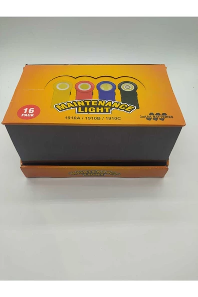 Renkli LED Bakım Işığı 16'lı Paket - 3