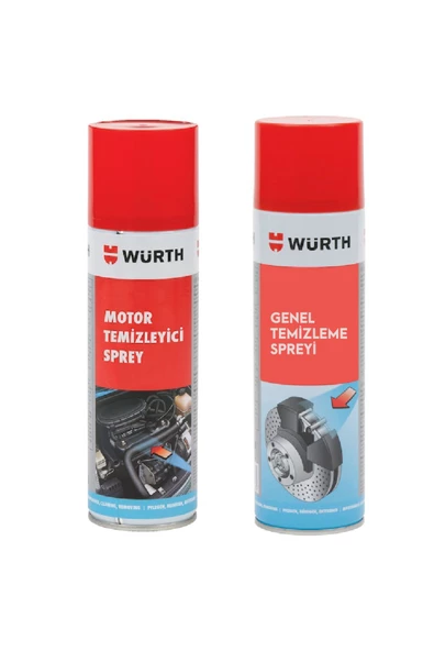 Würth Motor Temizleyici 500 ml Fren Balata Spreyi 500 ml