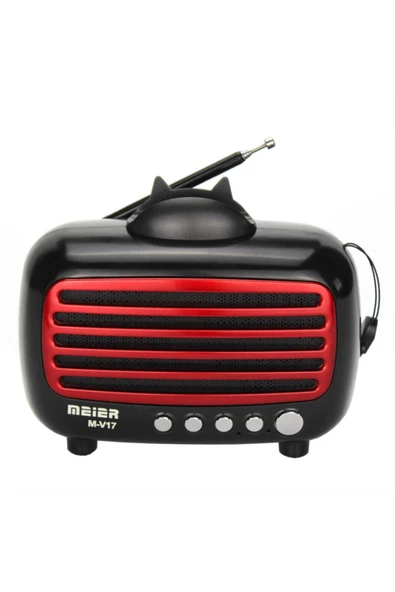 M-v17bt Mini Boy Fm Radyo Taşınabilir Standlı Hoparlör