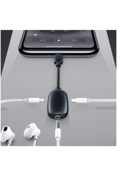 Ult-51 Iphone Kulaklık & Şarj Çoklayıcı 7 8 X Xs Xr 11 12 13 14 Pro Plus 3in1 - 3