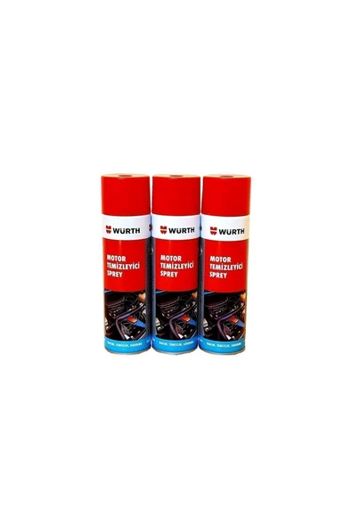 Würth Hızlı Motor Temizleme Spreyi 500 ml 3 Lü Set