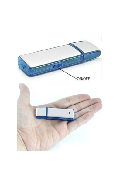 Sese Duyarlı Ses Kayıt Cihazı Kingboss 8 Gb Hafızalı Usb Flash Bellek - 2