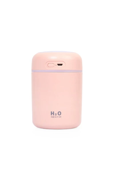 H2o Humidifier Işıklı 300 Ml Ultrasonik Oda Hava Ortam Nemlendirici Ve Aroma Difüzörü - 2