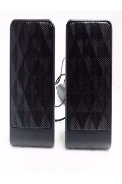 Kablolu 1+1 Bilgisayar Hoparlörü Laptop Pc Uyumlu Speaker Usb 2.0 3w X 2 - 2