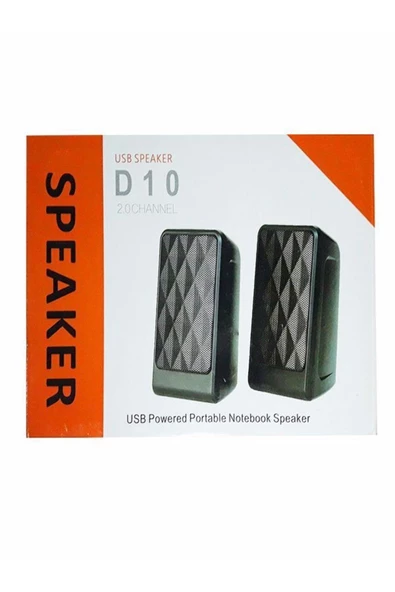 Kablolu 1+1 Bilgisayar Hoparlörü Laptop Pc Uyumlu Speaker Usb 2.0 3w X 2 - 3