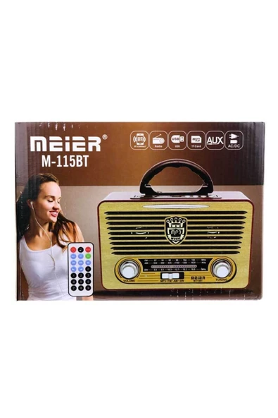 115 Bt Bluetoothusb Sd Kart Girişli Kumandalı Radyo Mp3 - 4