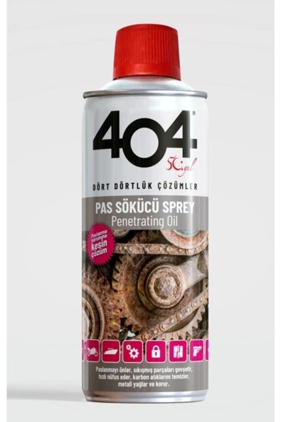 404 Kimya 404 Pas Sökücü , Yağlayıcı Ve Koruyucu Sprey 200ml