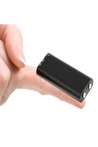 16 Gb Hafızalı Dünyanın En Küçük Ses Kayıt Cihazı 24 Saat Kayıt Dinleme1 Cihazı Kristal Mikrofonlu