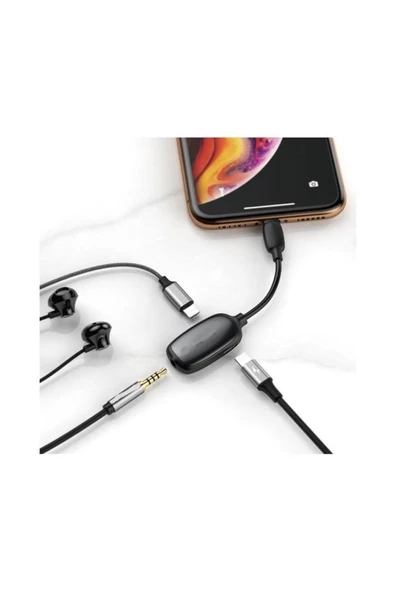 Ult-51 Iphone Kulaklık & Şarj Çoklayıcı 7 8 X Xs Xr 11 12 13 14 Pro Plus 3in1 - 5