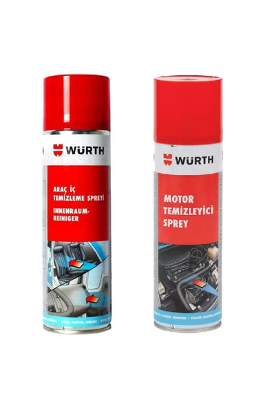 Würth Motor Temizleyici Sprey Araç Içi Temizleyici Sprey 500 ml