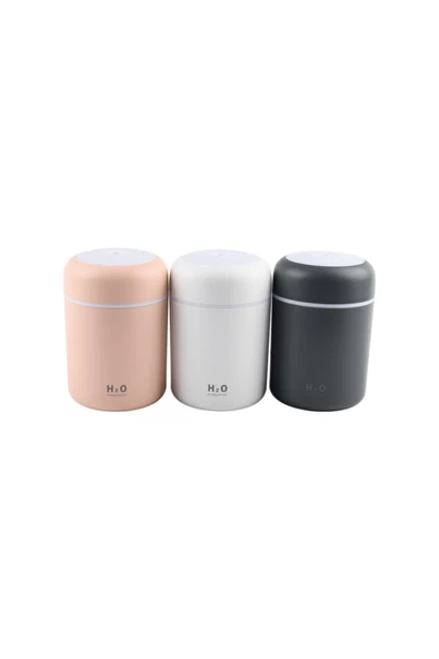 H2o 300 ml Ulrasonik Hava Nemlendirici Ve Aroma Difüzörü H2o 4507 Pembe - 3