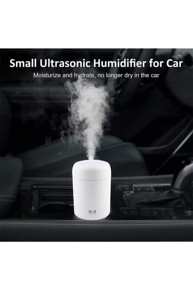 H2o 300 Ml Ulrasonik Hava Nemlendirici Ve Aroma Difüzörü 4507 - 2