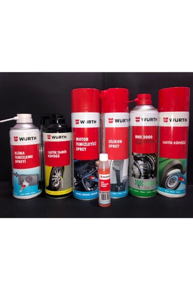 Würth Full Oto Bakım Kiti