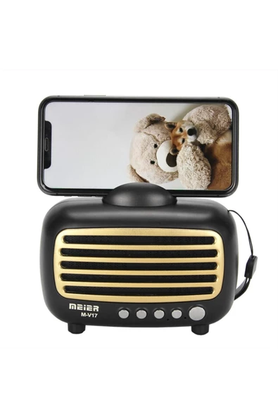 M-v17bt Mini Boy Fm Radyo Taşınabilir Standlı Hoparlör - 3