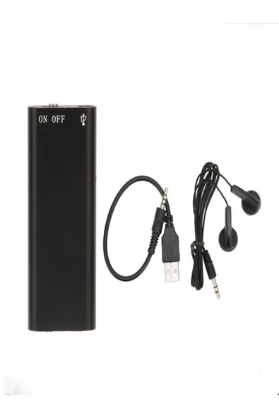 KB14 Kulaklık Hediyeli Ultra Ince Mp3 Player Müzik Çalar ve Ses Kayıt Cihazı 16GB - 2