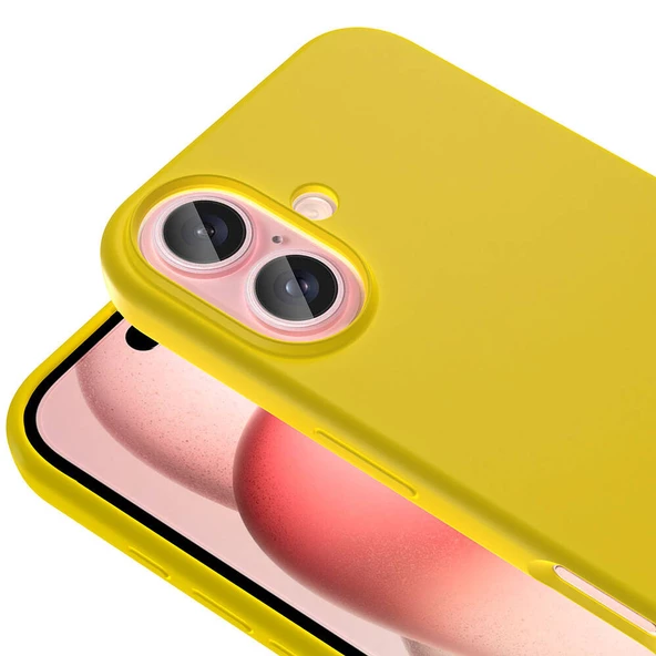 iPhone 16 Kılıf Magsafe Şarj Özellikli Sıvı Teknolojili Silinebilir Sert Kivi Kapak - 8