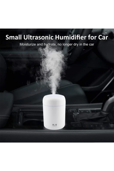 H2o 300 ml Ulrasonik Hava Nemlendirici Ve Aroma Difüzörü H2o 4507 Pembe - 4