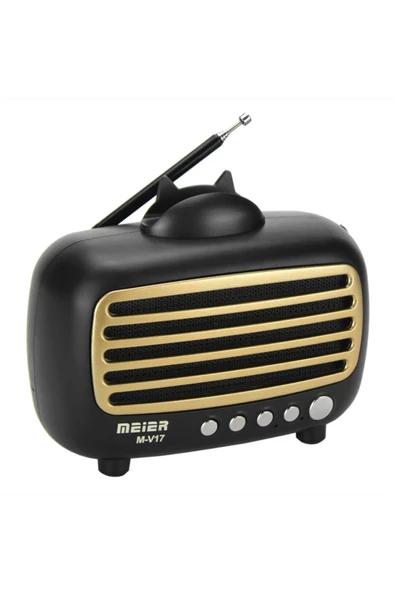 M-v17bt Mini Boy Fm Radyo Taşınabilir Standlı Hoparlör - 4