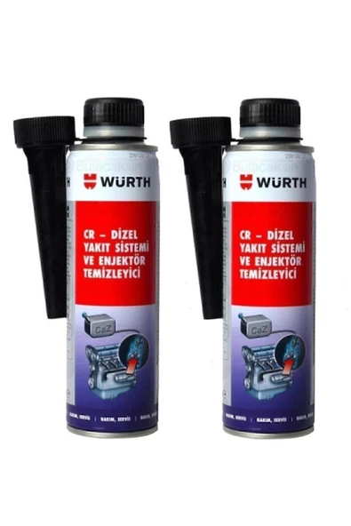 Würth Dizel Enjektör Uyumlu Temizleyici 300 ml 2 Li Set