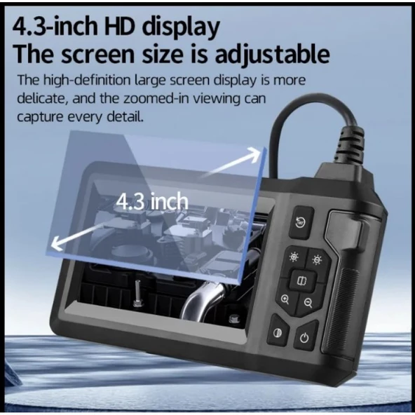 Yoosee 30 Metre 2 Kameralı Monitörlü  Yılan Kamera - 2