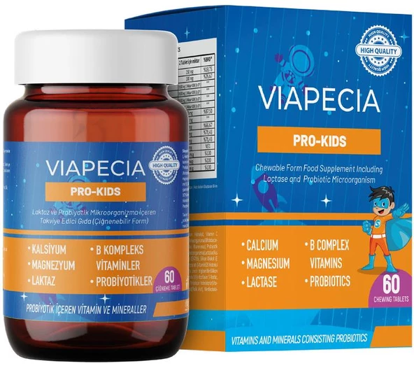 Viapecia Pro-Kids 60 Tablet ürün görseli