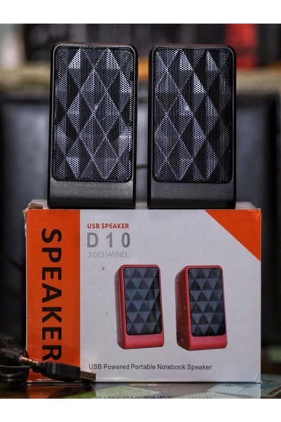 Kablolu 1+1 Bilgisayar Hoparlörü Laptop Pc Uyumlu Speaker Usb 2.0 3w X 2 - 4
