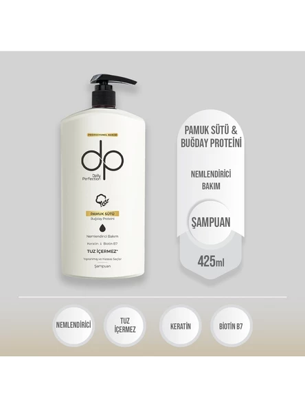 Dp Daily Perfection Tuz İçermeyen Pamuk Sütü Şampuan 425 Ml