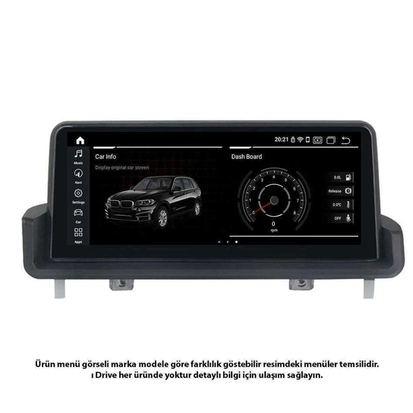 BMW E93 3 Serisi Anroid NBT 4 Ram 64 Hafıza Qualcomm İşlemci 8 Çekirdek 4G CarPlay 10.25 İnç 2005-2009 - Resim 2