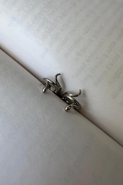 SNAKE ALTIN KAPLAMA KÜPE - 4