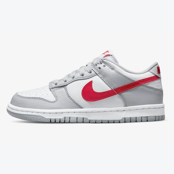 Nike Dunk Low White Grey Red