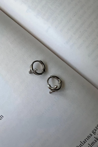 SNAKE ALTIN KAPLAMA KÜPE - 6