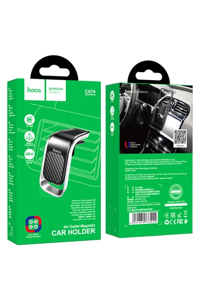 Araç Tutucu Hava Çıkışı CA74 Izgara Klipsli Manyetik Yapışmalı Telefon Tutucu - Resim 8