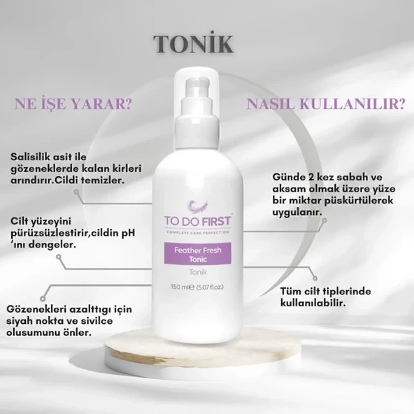 TO DO FIRST Sivilce Ve Siyah Nokta Karşıtı Gözenek Sıkılaştırıcı Aydınlatıcı Tonik 150 ML - 4