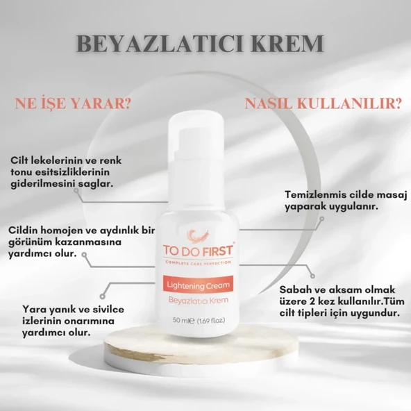 TO DO FIRST Beyazlatıcı Krem 50 ML - 6