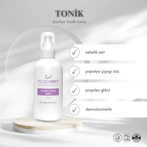 TO DO FIRST Sivilce Ve Siyah Nokta Karşıtı Gözenek Sıkılaştırıcı Aydınlatıcı Tonik 150 ML - 5