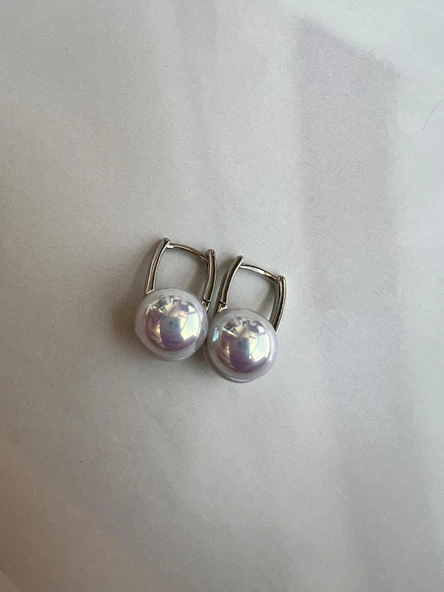 SİLVER INCI KÜPE ürün görseli 1