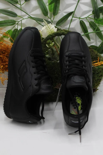Lescon Neptun 5 Siyah Rahat Esnek Orijinal Ürün Sneaker Spor Ayakkabı - Resim 5