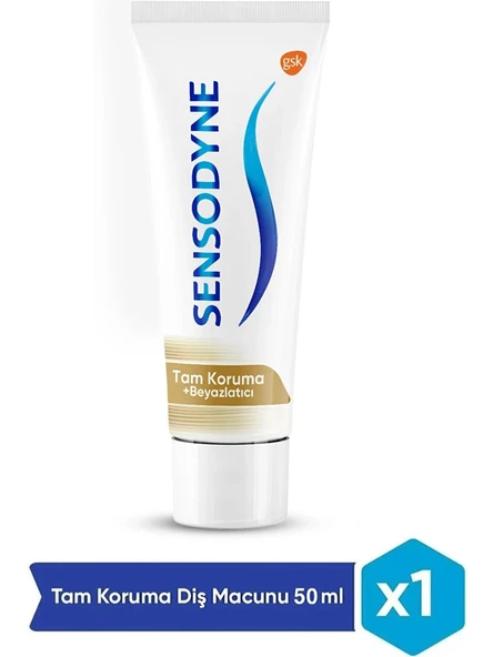 SENSODYNE TAM KORUMA BEYAZLATICI DİŞ MACUNU 50 ML