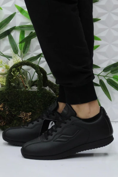 Lescon Neptun 5 Siyah Rahat Esnek Orijinal Ürün Sneaker Spor Ayakkabı - Resim 3